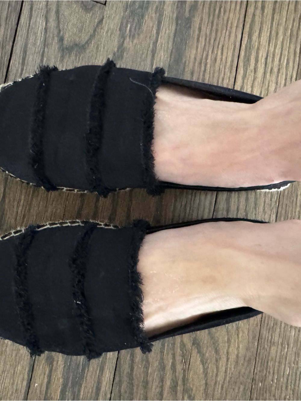 Black Women's Slip-On Espadrille Flats - Michael Kohrs